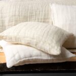 FONDA poszewka na poduszkę kremowa