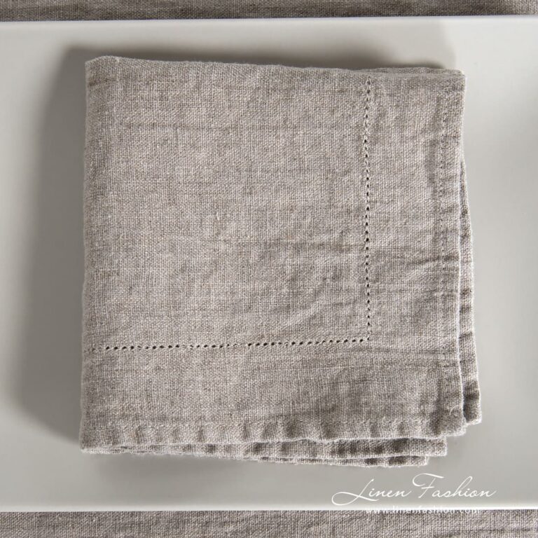 NARA grey linen napkin