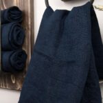 RAY granatowy ręcznik kąpielowy