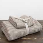 BINGO brązowy w szarość ręcznik