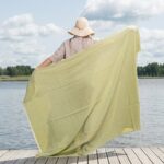 MADEIRA jasnozielony ręcznik plażowy