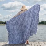 CROATIA Ręcznik plażowy niebieski