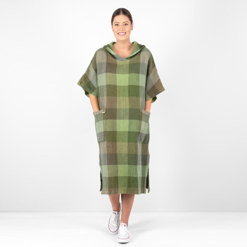 green linen poncho bingo.