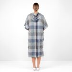 BINGO szare w grafit ponczo