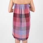 BINGO zapinany ręcznik liliowy