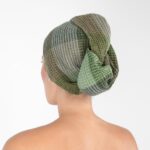 BINGO ręcznik do włosów zielony