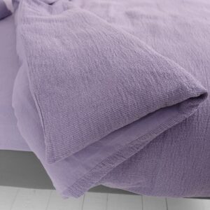 rolay lilac duvet cover, one side classical waffle