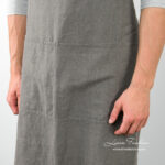BALI Fartuch ciemny szary