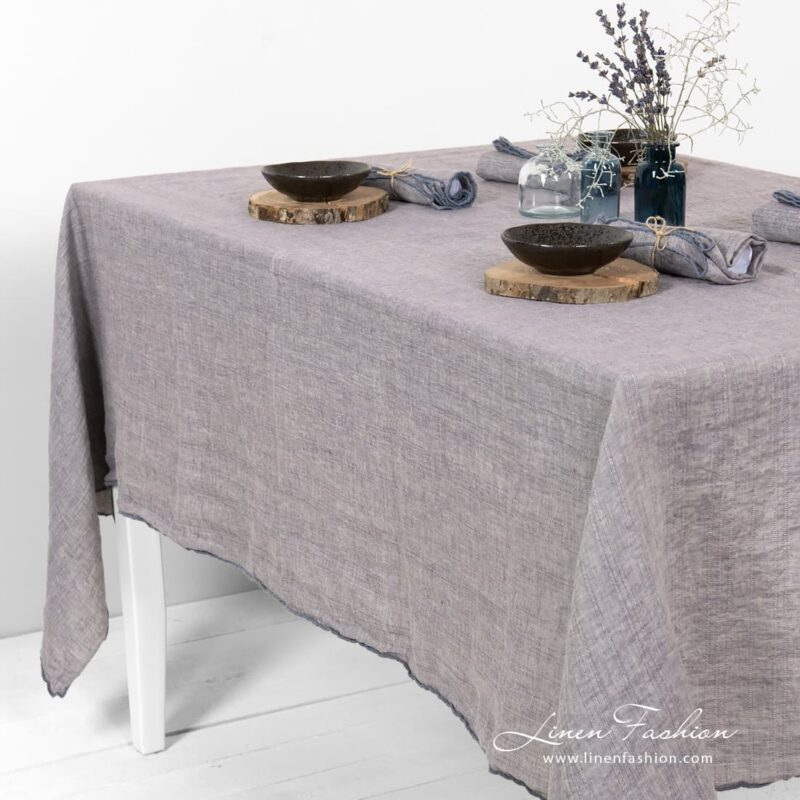 Violet LOBELIA tablecloth.