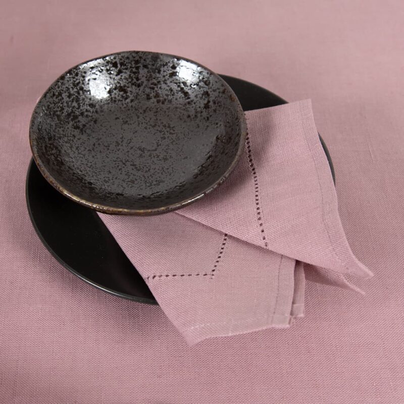 linen cotton lilac napkin
