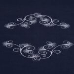 FRIO granatowy bieżnik stołowy