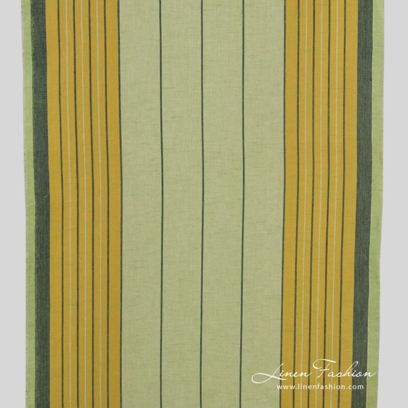 Greenish linen fabric