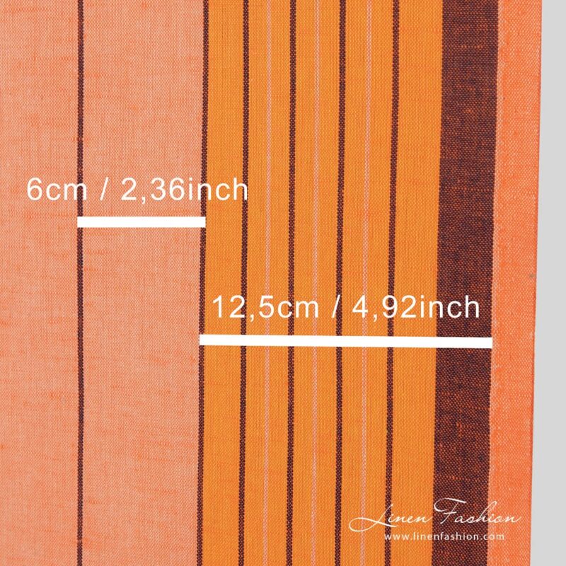 Color: yellow, orange, dark blue