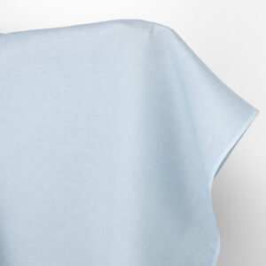 Tkanina lniana gładka bladoszarobłękitna