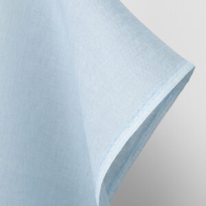 Tkanina lniana gładka bladoszarobłękitna