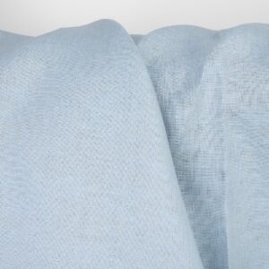 Tkanina lniana gładka bladoszarobłękitna
