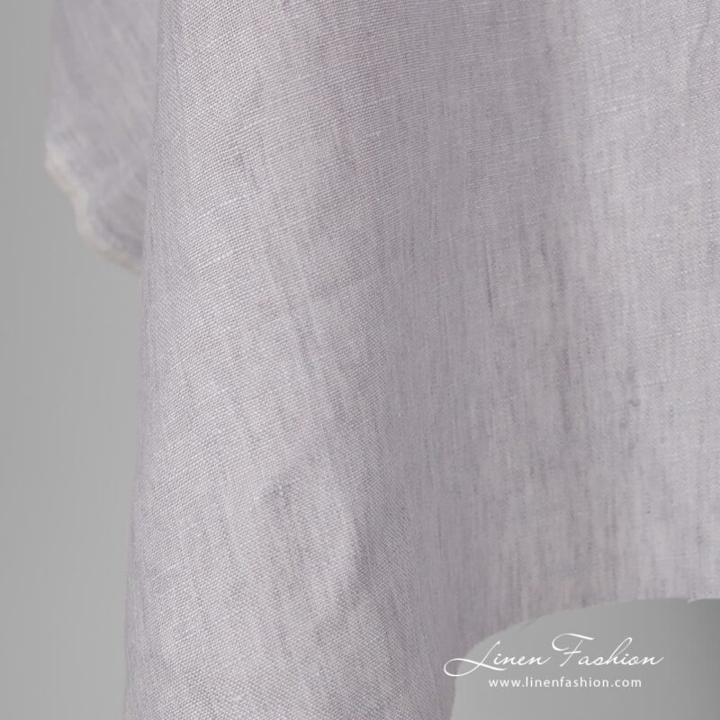 100% linen fabric in ash lilac colour.