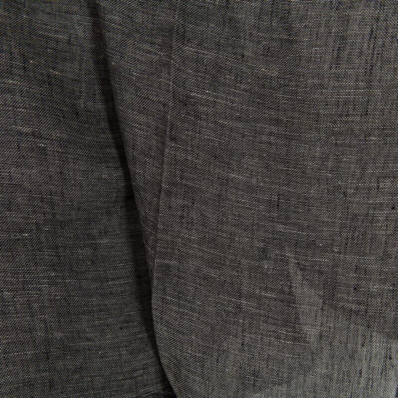 Black and natural transparent linen fabric texture