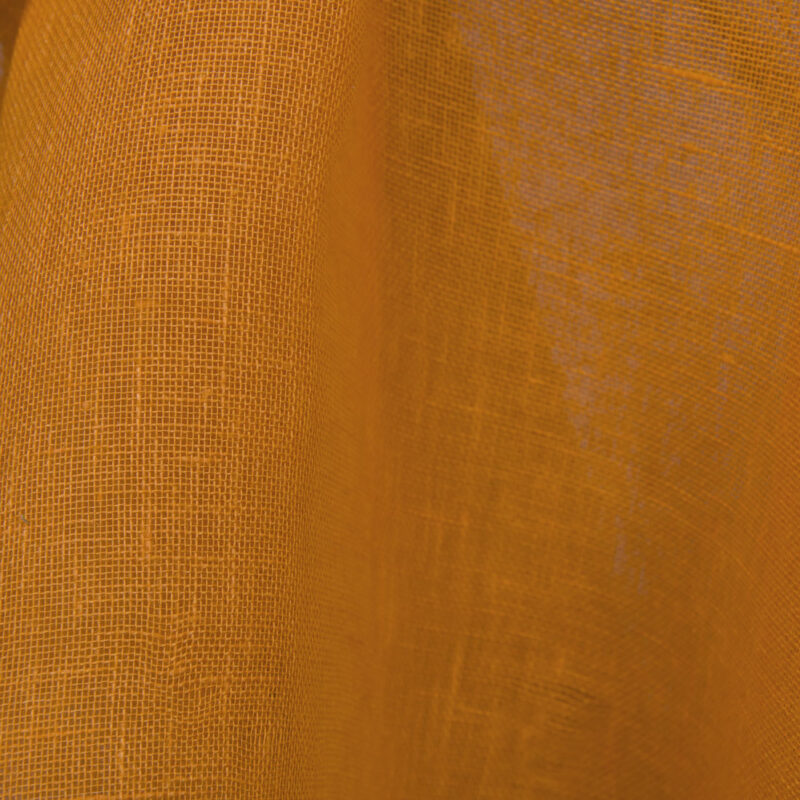 Gauze orange linen fabric