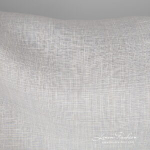 Wide linen fabric greyish white colour product photo