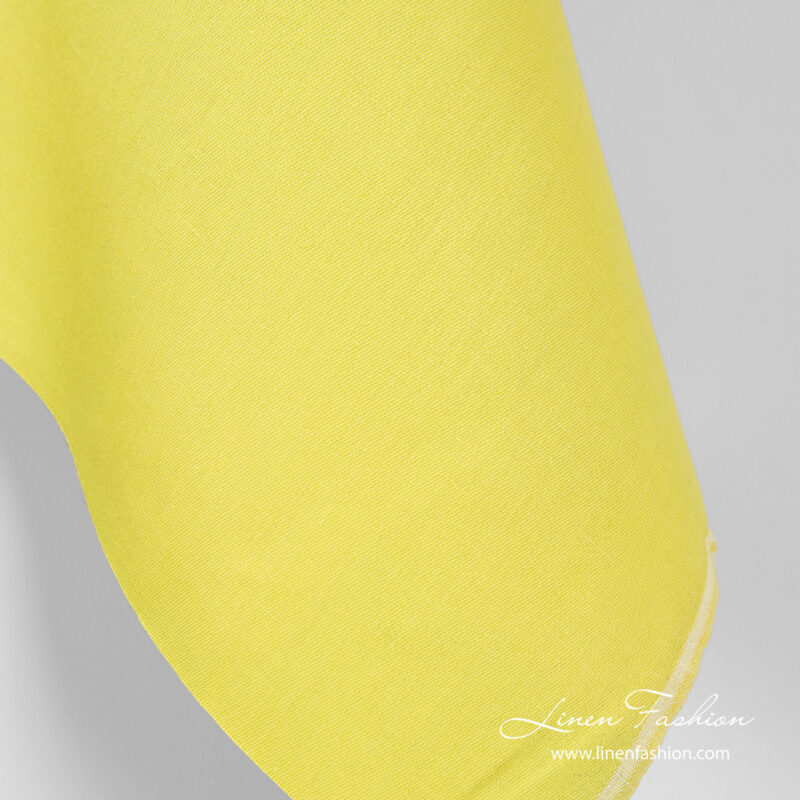 Linen blend fabric, salad green colour