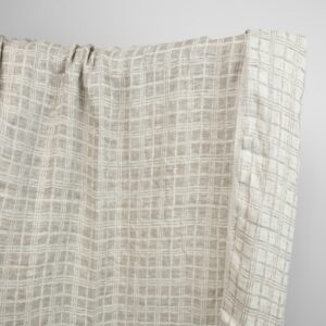 linen washed jacquard squares