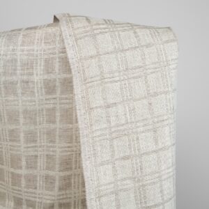 linen jacquard fabric squares double sided