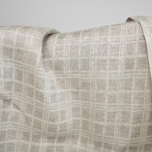 linen jacquard fabric squares not washed