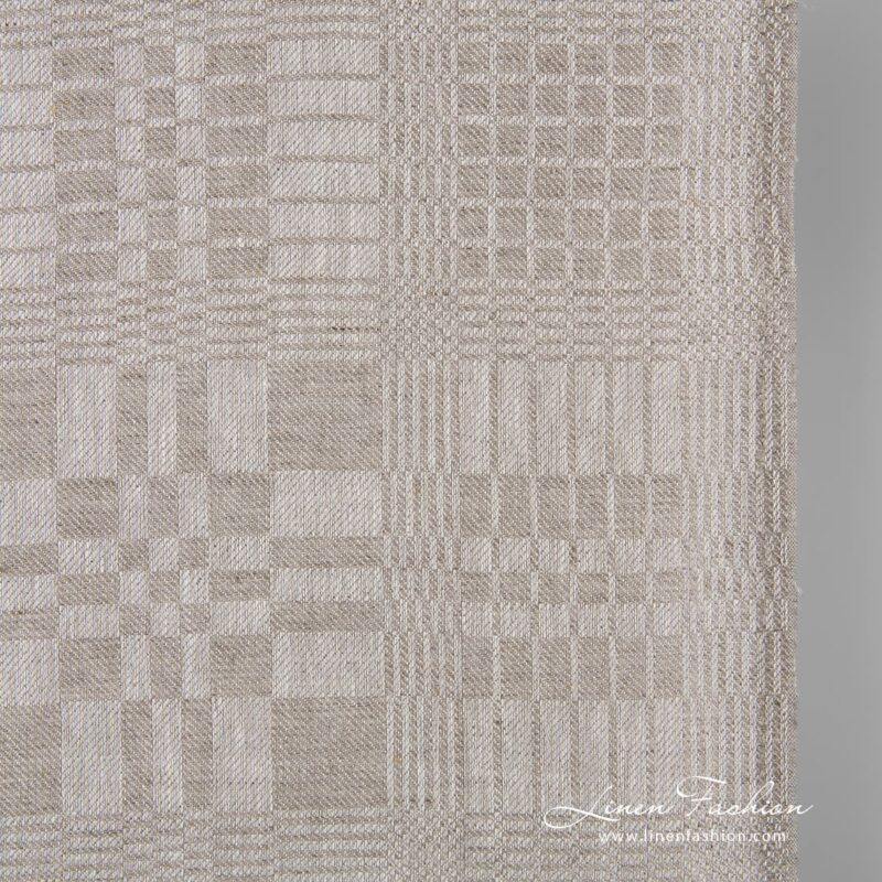Grey linen fabric, perfect for towels, kitchen textile