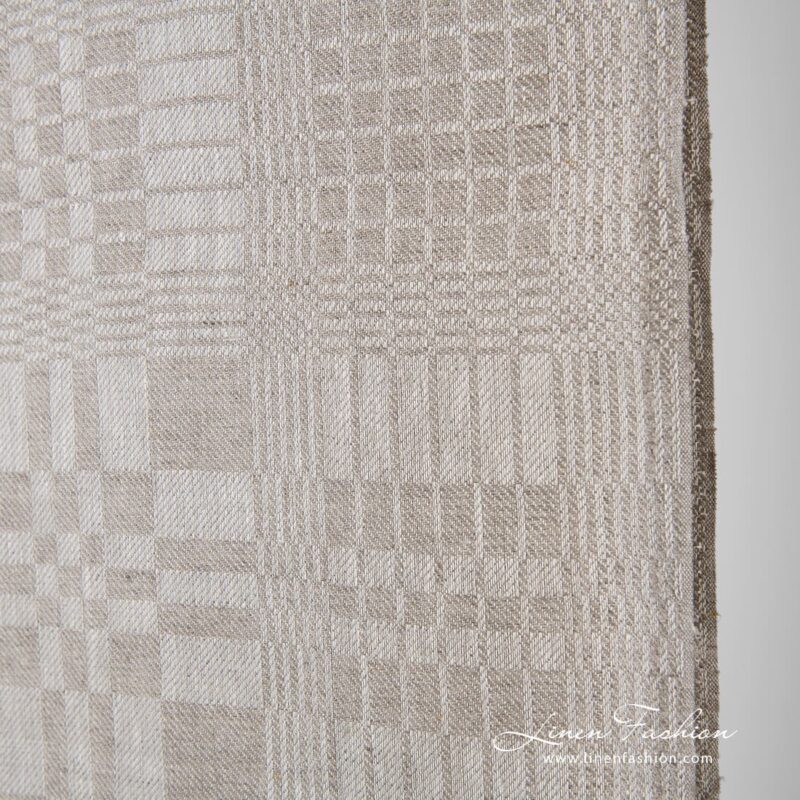 Natural linen color fabric
