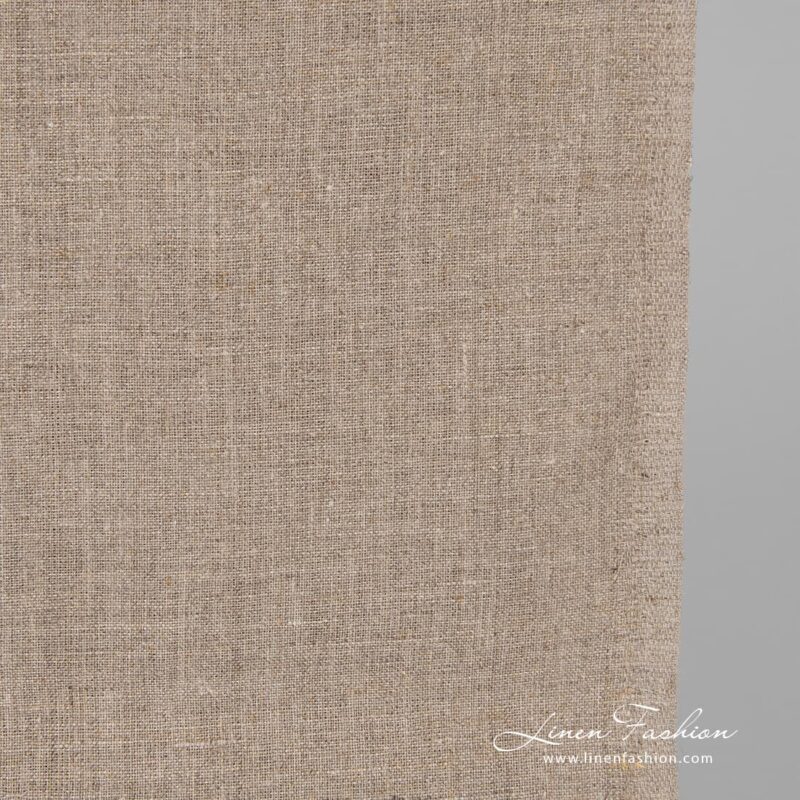 Linen fabric in natural colour.