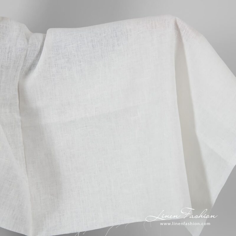 Off-white linen fabric