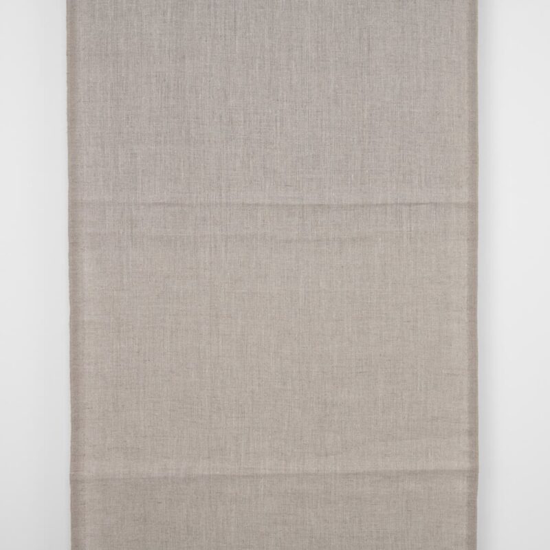 Natural linen fabric, narrow width