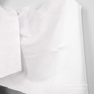 Śnieżnobiały len z bawełną 4 Linen cotton fabric optical white