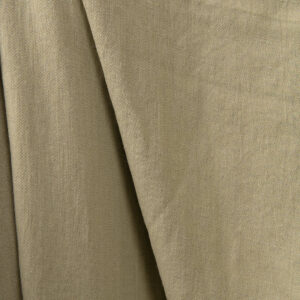 Zielonkawa prana tkanina dwustronna 9 Olive green washed fabric double-sided green side