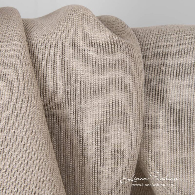 Linen fabric natural flax.