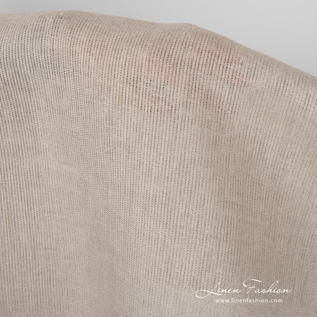 niebarwiony len 4 Natural flax colour 100% linen fabric.