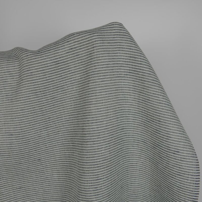 Linen fabric green-grey small pattern product photo