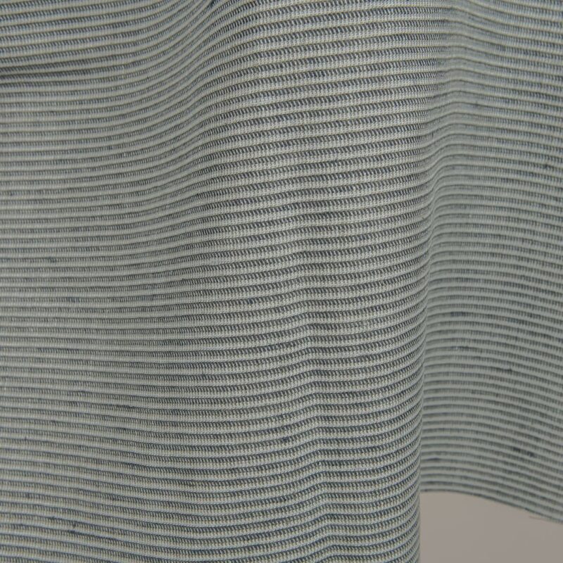 Linen fabric green-grey small pattern close up detail