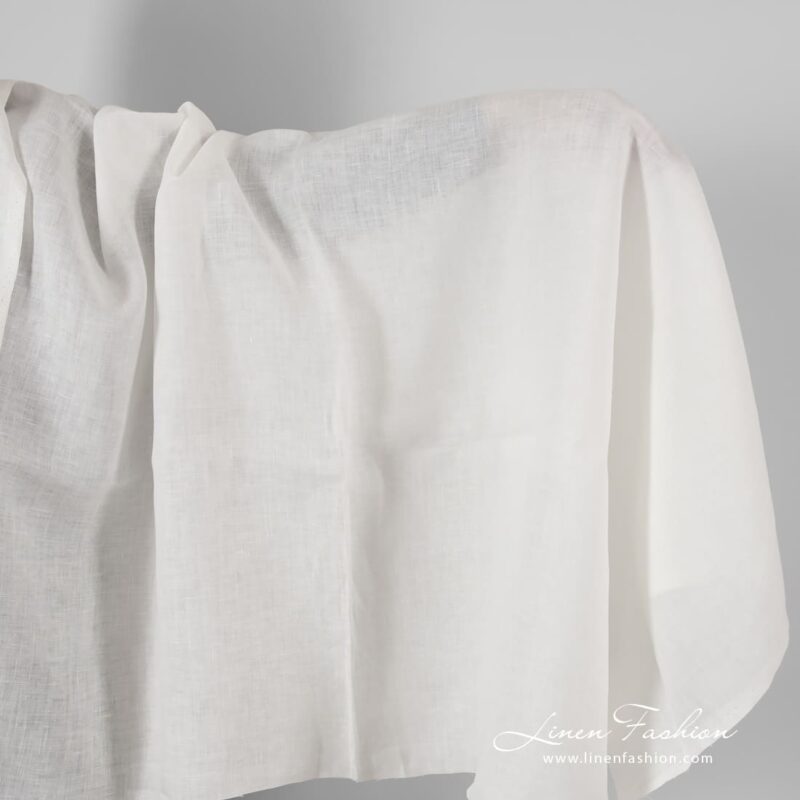 Off-white linen fabric