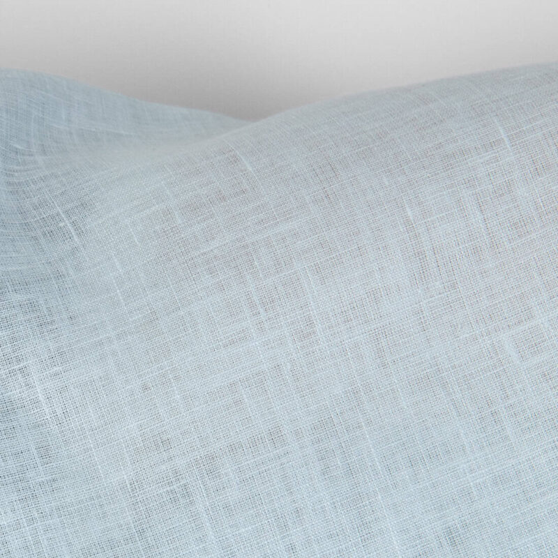 Linen fabric plain pale green, lightweight