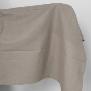 Linen cotton fabric natural and beige melange
