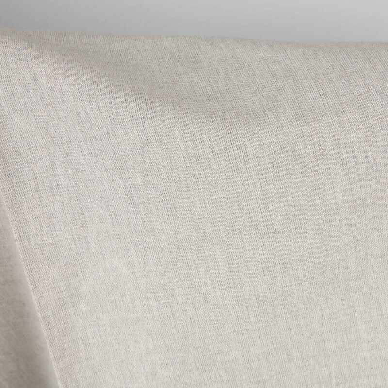 Linen / cotton fabric in light grey for bed, table linen, clothes