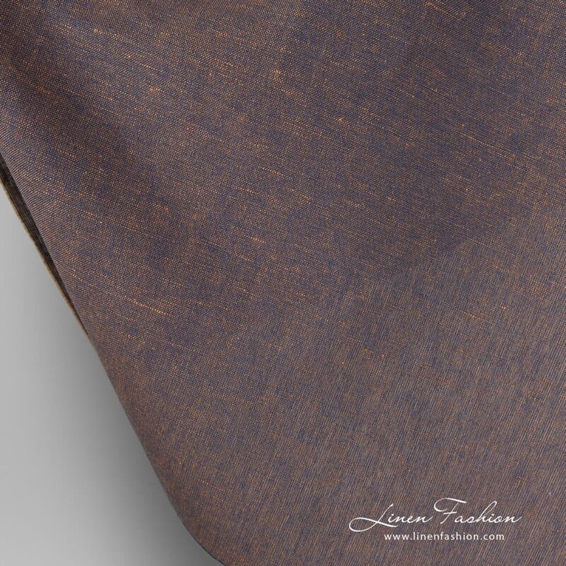 Linen cotton melange fabric.