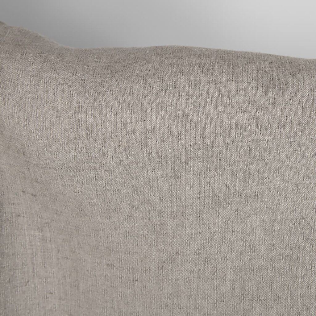 Naturalna tkanina lniana w ażurową krateczkę 2 Natural linen fabric in an openwork pattern product photo