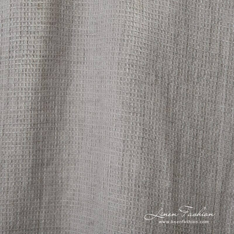 Gray linen fabric