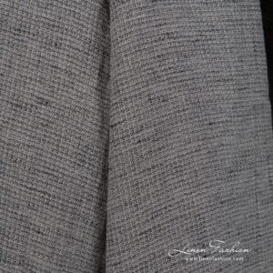 Wide linen cotton fabric in small delicate design