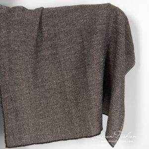 Prana tkanina w czarno 5 Linen cotton black fabric