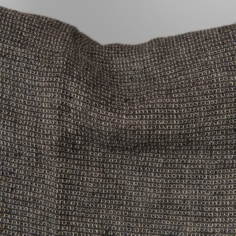 linen wool waffle fabric, washed.