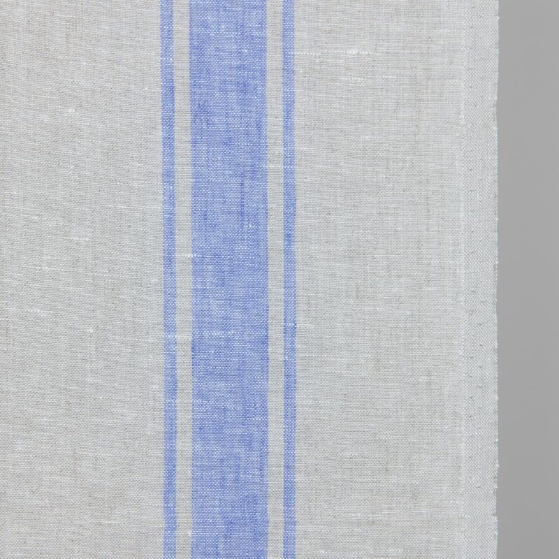 linen towel fabric blue stripes other border